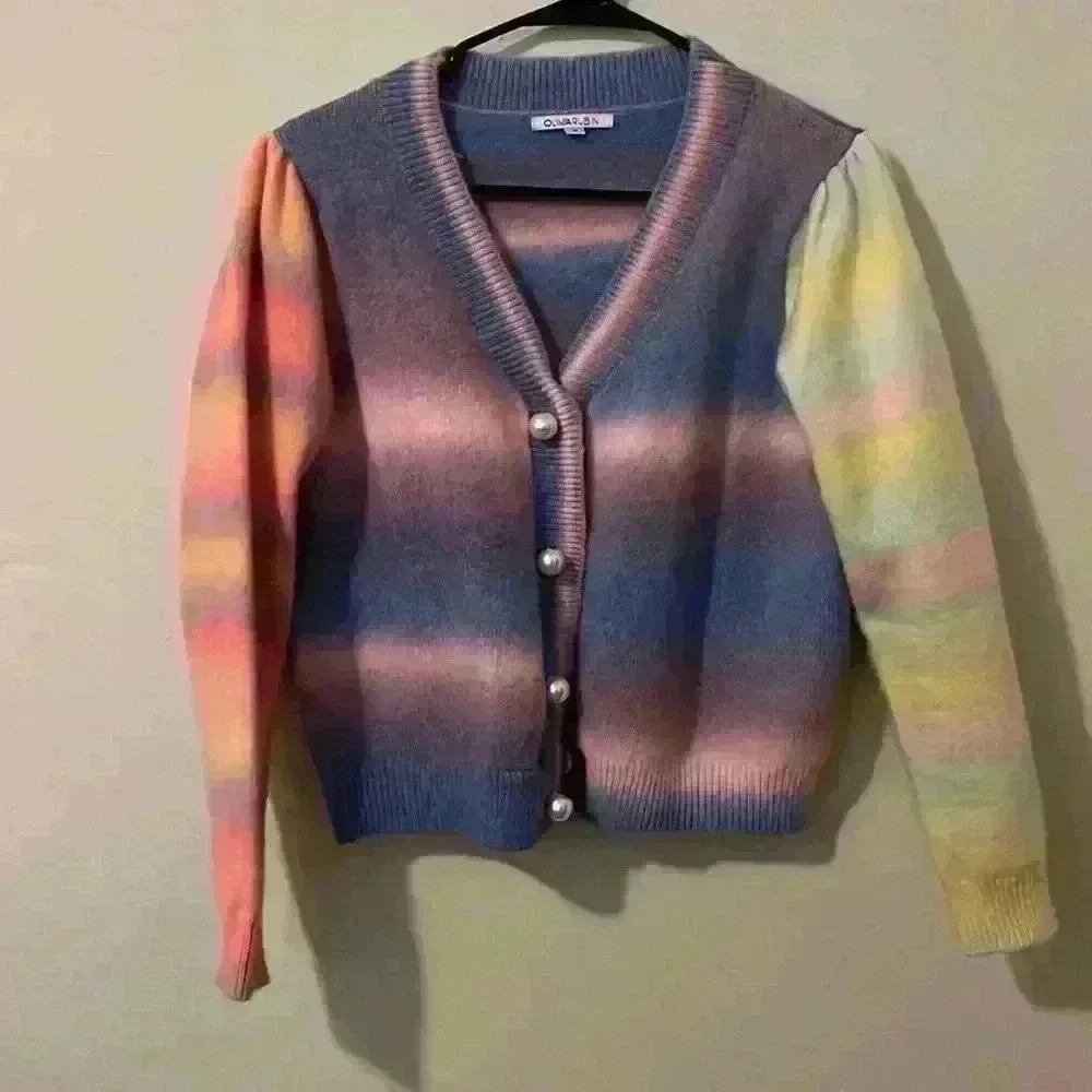 Hilda Cardigan in Ombre Mix - Picture 2 of 3